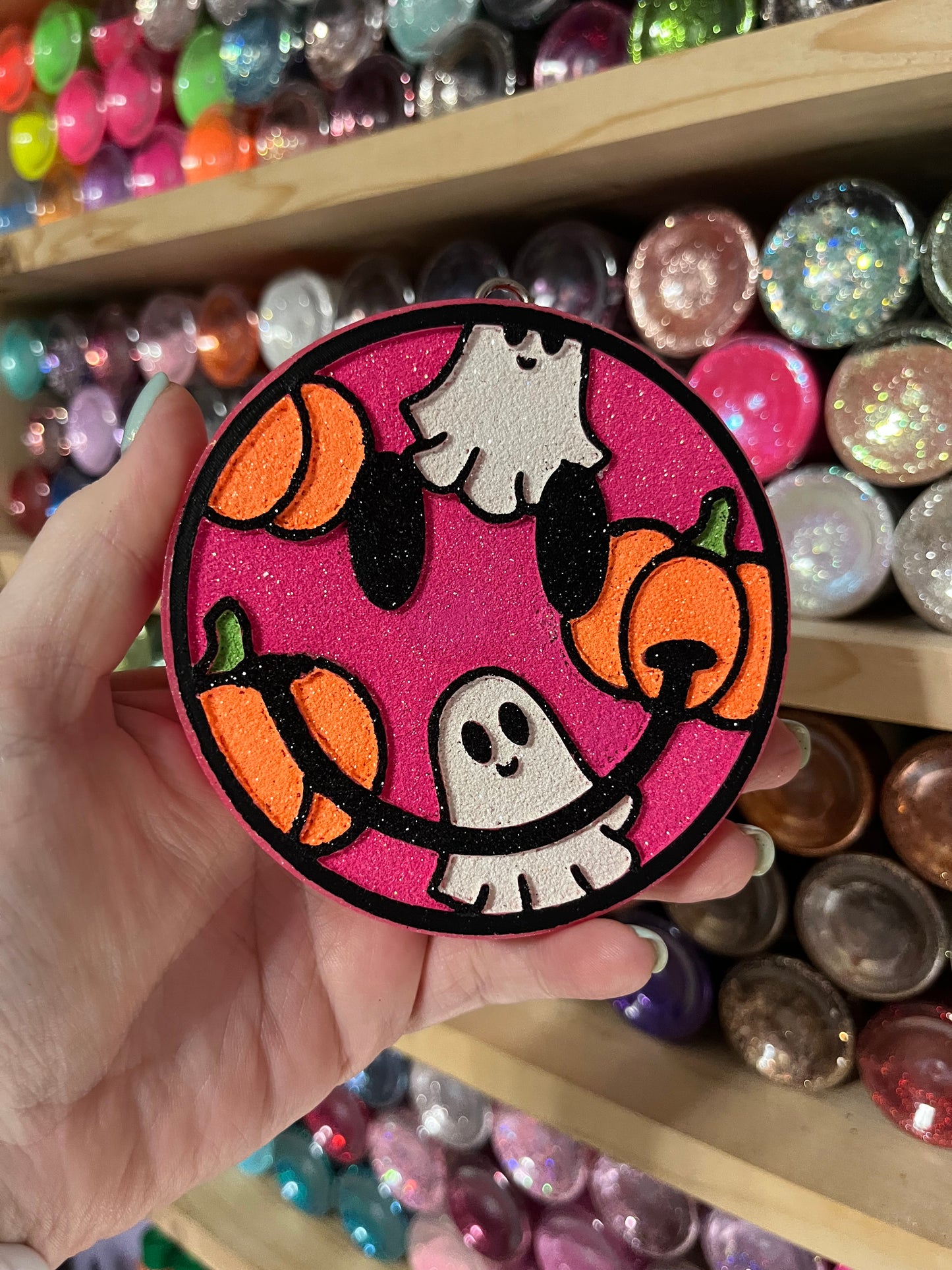 GHOST/PUMPKIN SMILEY