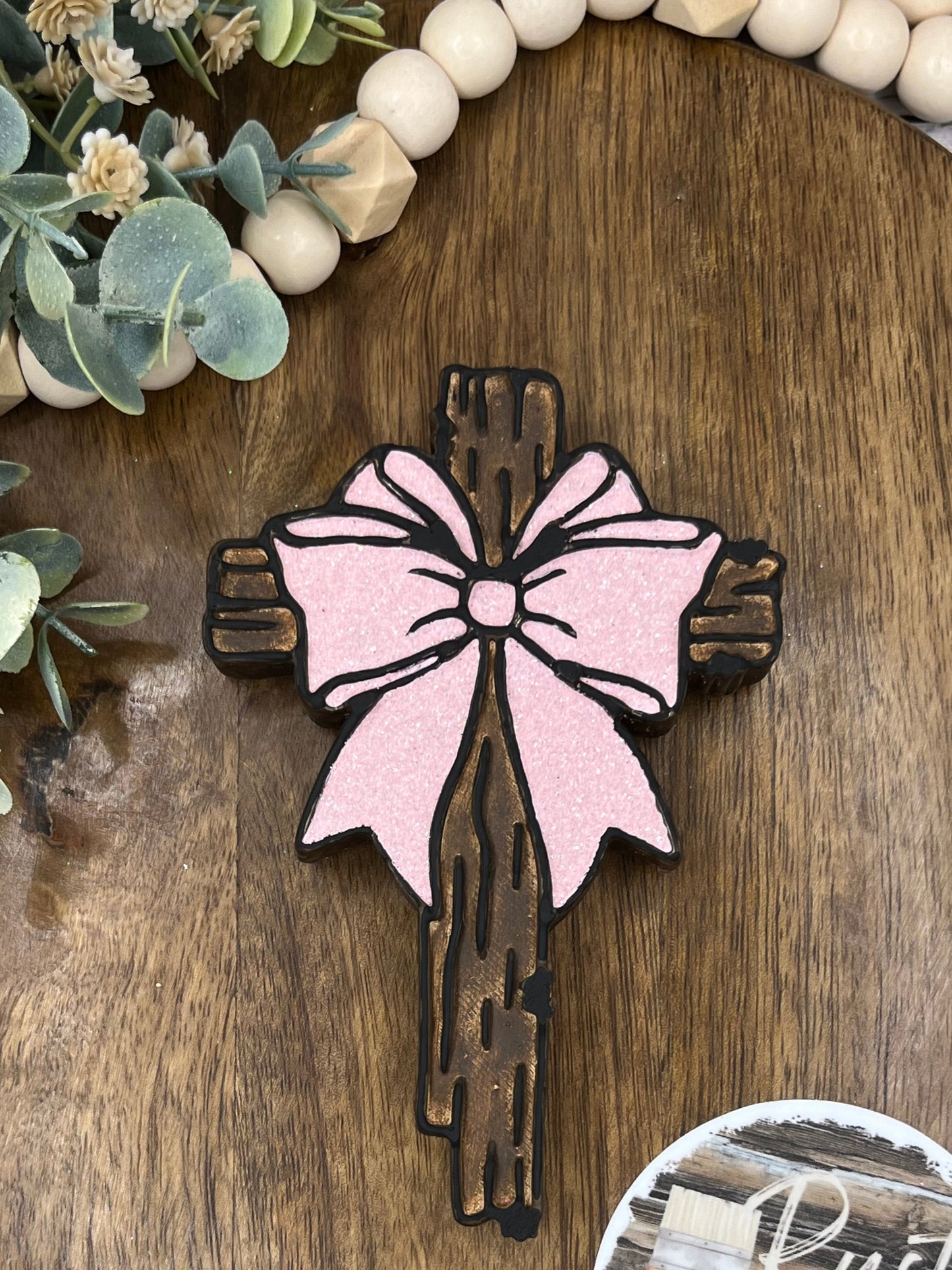 CROSS WITH BOW