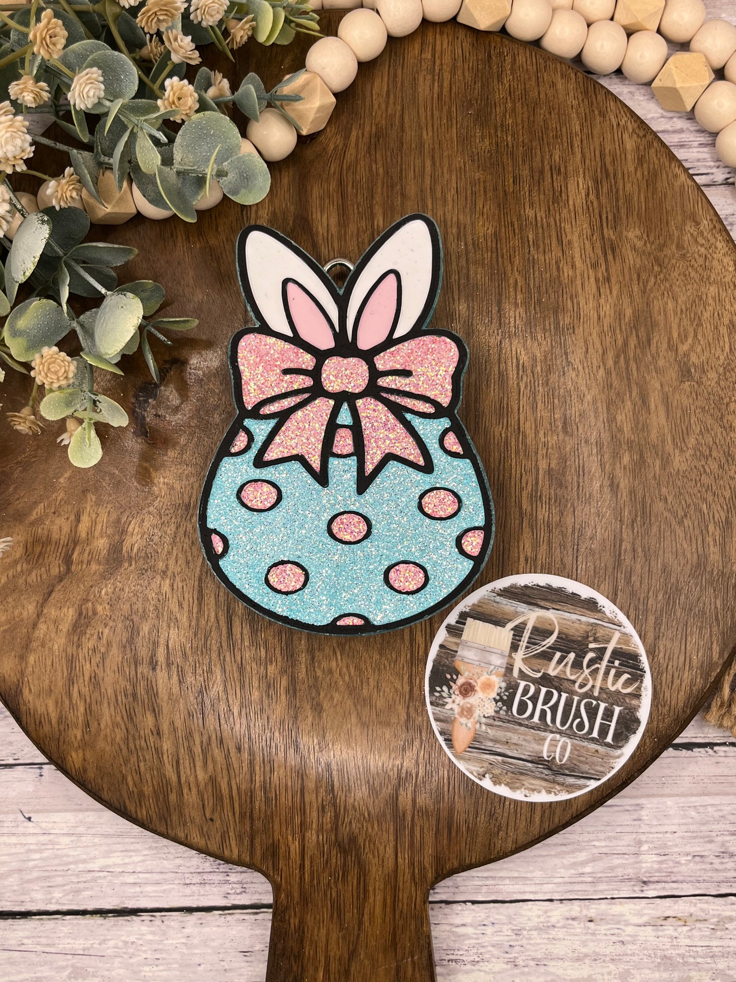 BUNNY EGG WITH BOW
