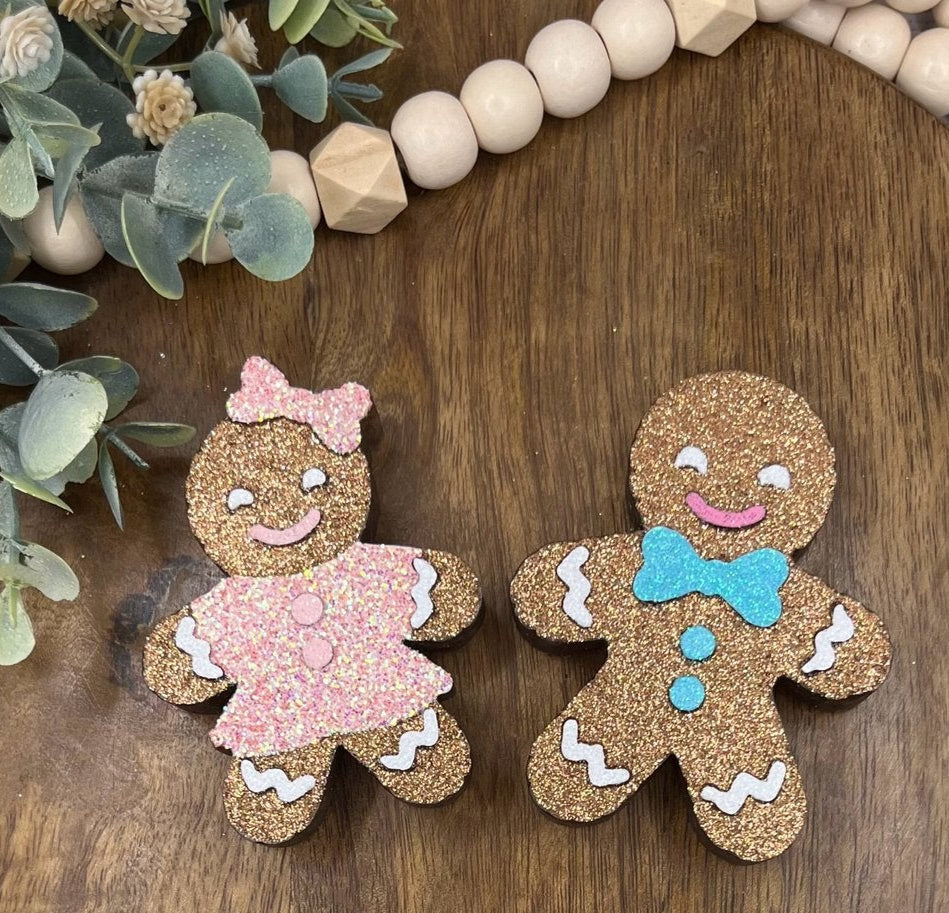 Gingerbread Couple - Vent Clips