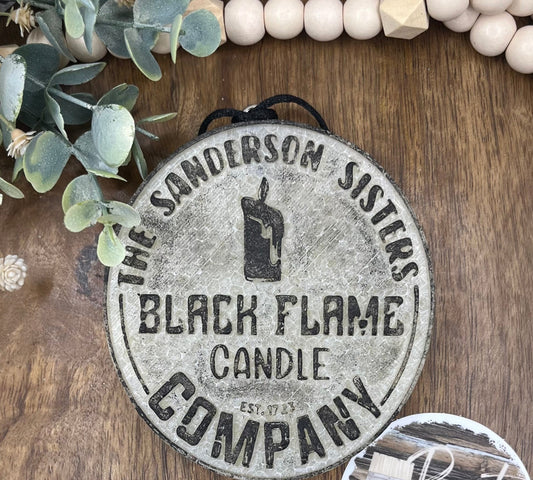 BLACK FLAME CANDLE