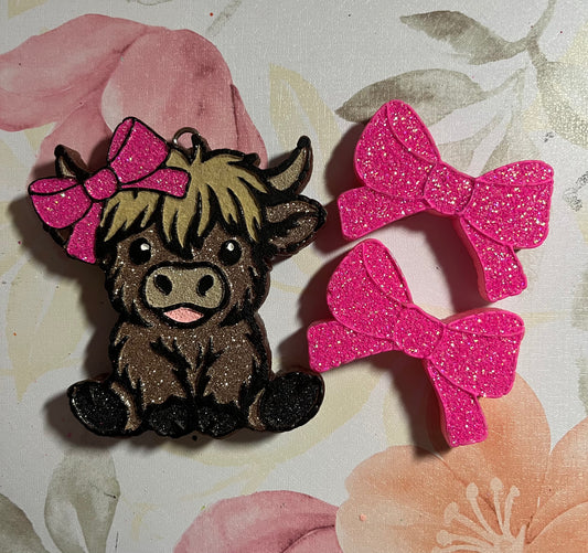COW WITH BOW/VENT CLIP SET